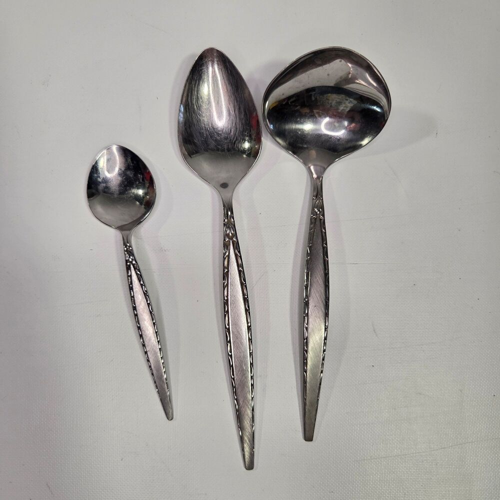 Vintage Venetia by Oneida Community stainless steel flatware Spoons